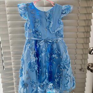 Rare Editions Floral Soutache Hi-Low Social Dress Size 5